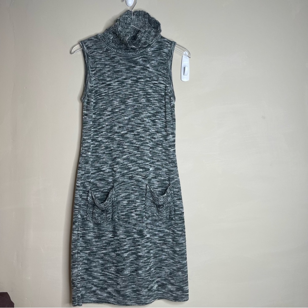 Calvin Klein Sweater Dress Cowl Neck Sleeveless medium